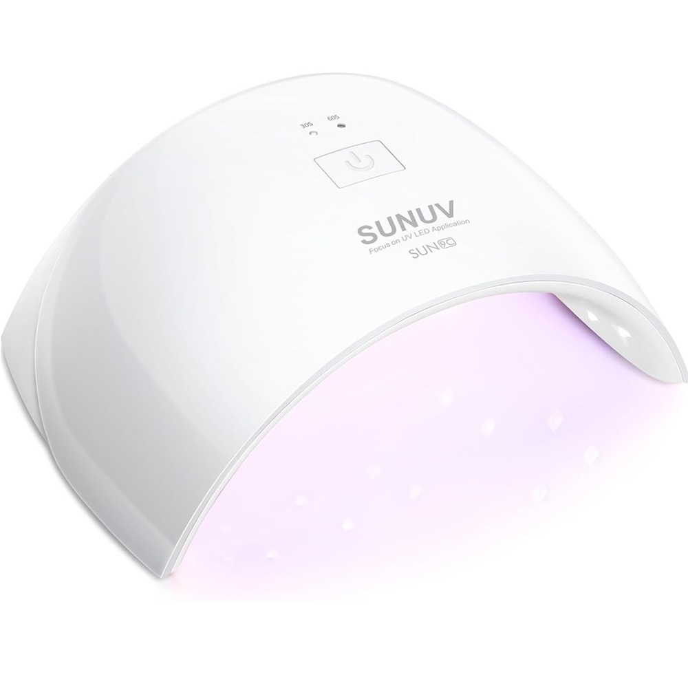 SUNUV LED UV Light for Nails, Quick Drying Nail Lamp for Gel Nails Nail Dryer